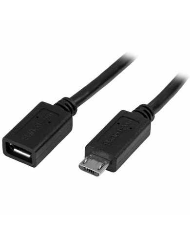 Cable Micro USB Startech USBUBEXT50CM         Black