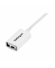 USB Cable Startech USBEXTPAA1MW         White