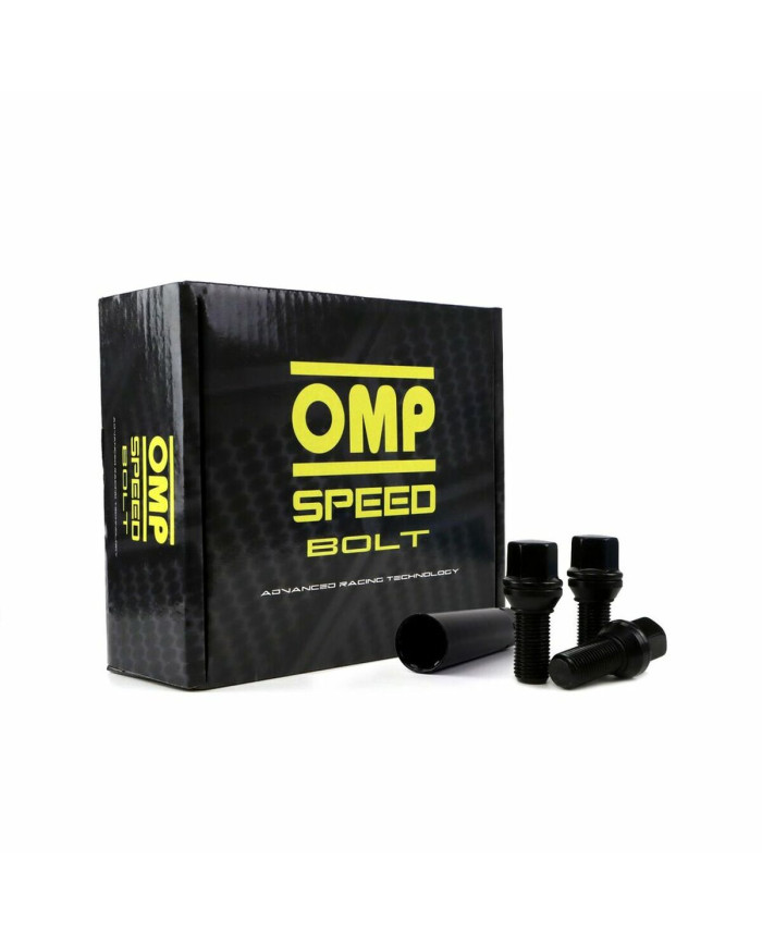 Screw kit OMP OMPS09791201 Black M12 x 1,50 33 mm (20 Units)