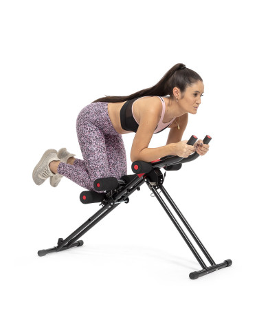 Folding Abdominal Machine with Exercise Guide Plawer InnovaGoods