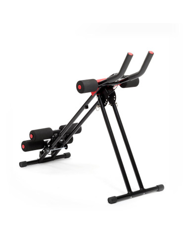 Folding Abdominal Machine with Exercise Guide Plawer InnovaGoods
