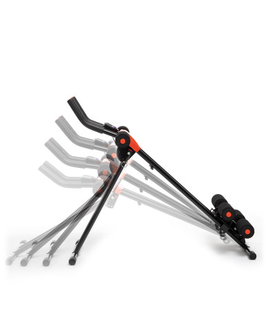 Folding Abdominal Machine with Exercise Guide Plawer InnovaGoods