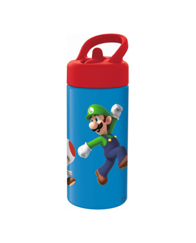 Water bottle Super Mario Red Blue (410 ml)