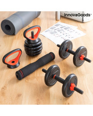 6-in-1 Set of Adjustable Weights with Exercise Guide Sixfit InnovaGoods   Iron (Refurbished B)