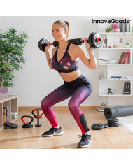 6-in-1 Set of Adjustable Weights with Exercise Guide Sixfit InnovaGoods   Iron (Refurbished B)