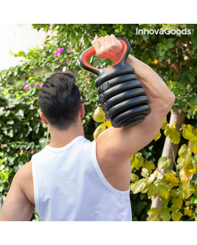 6-in-1 Set of Adjustable Weights with Exercise Guide Sixfit InnovaGoods   Iron (Refurbished B)