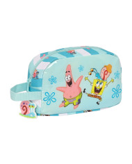 Thermal Lunchbox Spongebob Stay positive Blue White (21.5 x 12 x 6.5 cm)