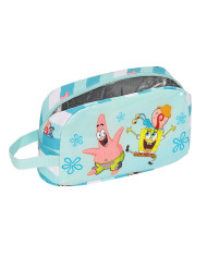 Thermal Lunchbox Spongebob Stay positive Blue White (21.5 x 12 x 6.5 cm)