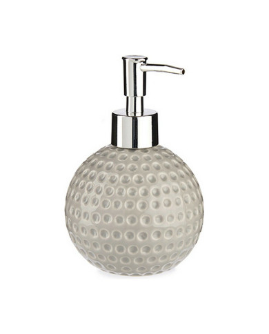 Soap Dispenser Berilo Golf Grey Metal Ceramic 300 ml (12 Units)
