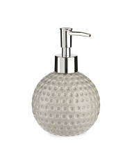 Soap Dispenser Berilo Golf Grey Metal Ceramic 300 ml (12 Units)