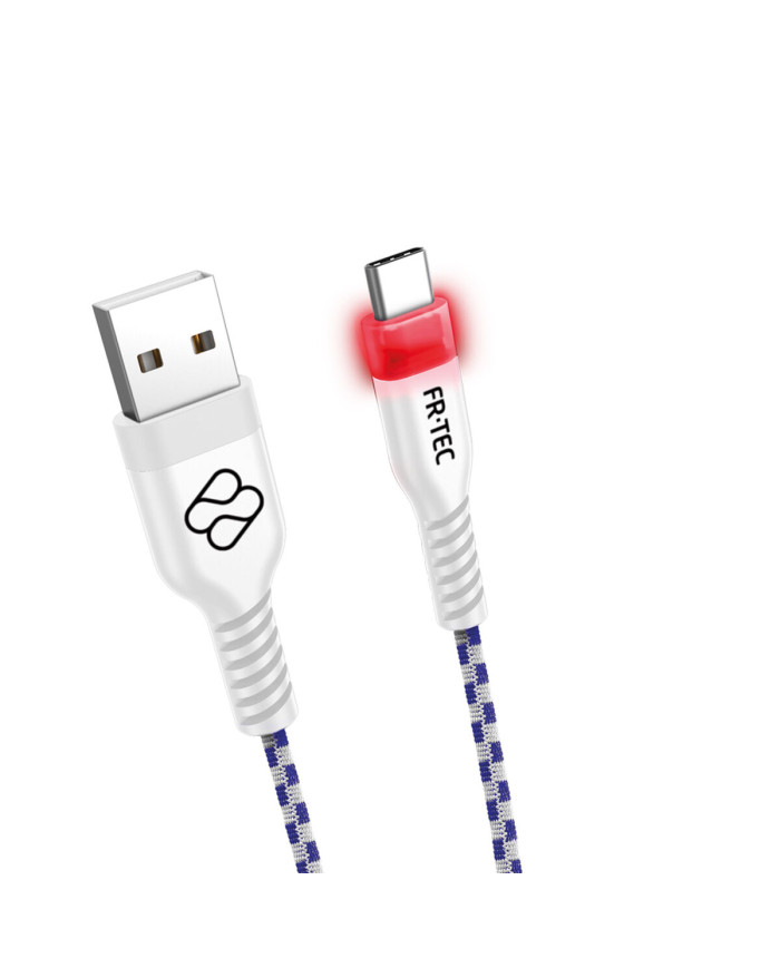 USB A to USB C Cable FR-TEC FT0030 White 3 m