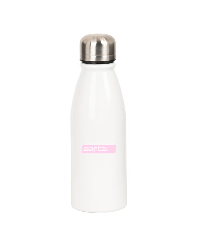Water bottle Safta White 500 ml