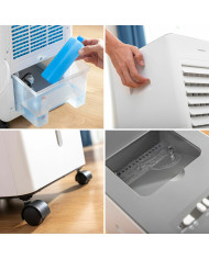 Portable Multifunction Evaporative Air Cooler Airvecove InnovaGoods 5 L 65 W