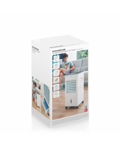 Portable Multifunction Evaporative Air Cooler Airvecove InnovaGoods 5 L 65 W