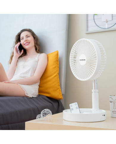 3 in 1 Foldable Rechargeable Fan Fandle InnovaGoods Ø7,7'' 7200 mAh