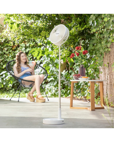 3 in 1 Foldable Rechargeable Fan Fandle InnovaGoods Ø7,7'' 7200 mAh