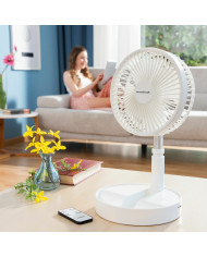 3 in 1 Foldable Rechargeable Fan Fandle InnovaGoods Ø7,7'' 7200 mAh