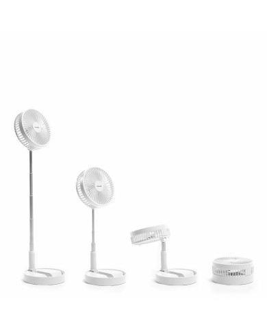 3 in 1 Foldable Rechargeable Fan Fandle InnovaGoods Ø7,7'' 7200 mAh