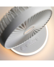 Rechargeable Desk Fan with LED FanLed InnovaGoods Ø6,6'' 4000 mAh