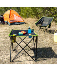 Folding Textile Camping Table with Cover Cafolby InnovaGoods