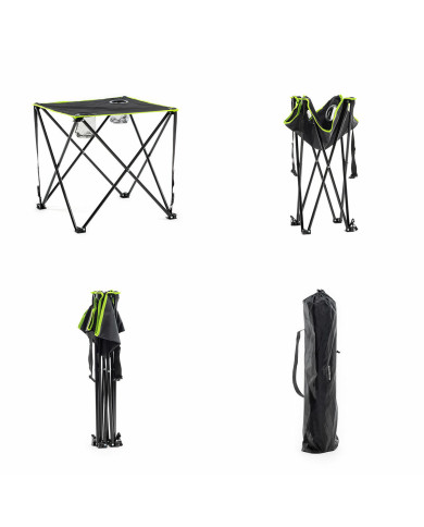Folding Textile Camping Table with Cover Cafolby InnovaGoods
