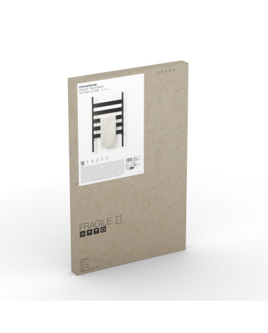 Electric Wall or Floor Towel Rail Towarck InnovaGoods 5 Bars