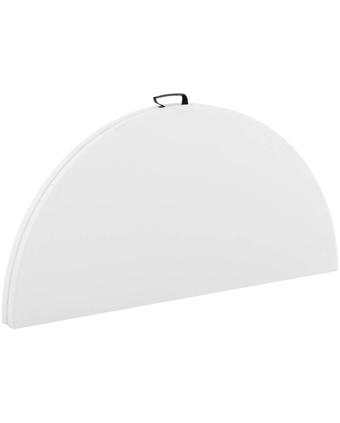 Marbueno Folding Table Resin White D.122x74 cm Catering, Beach & Camping 10530