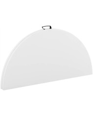 Marbueno Folding Table Resin White D.122x74 cm Catering, Beach & Camping 10530