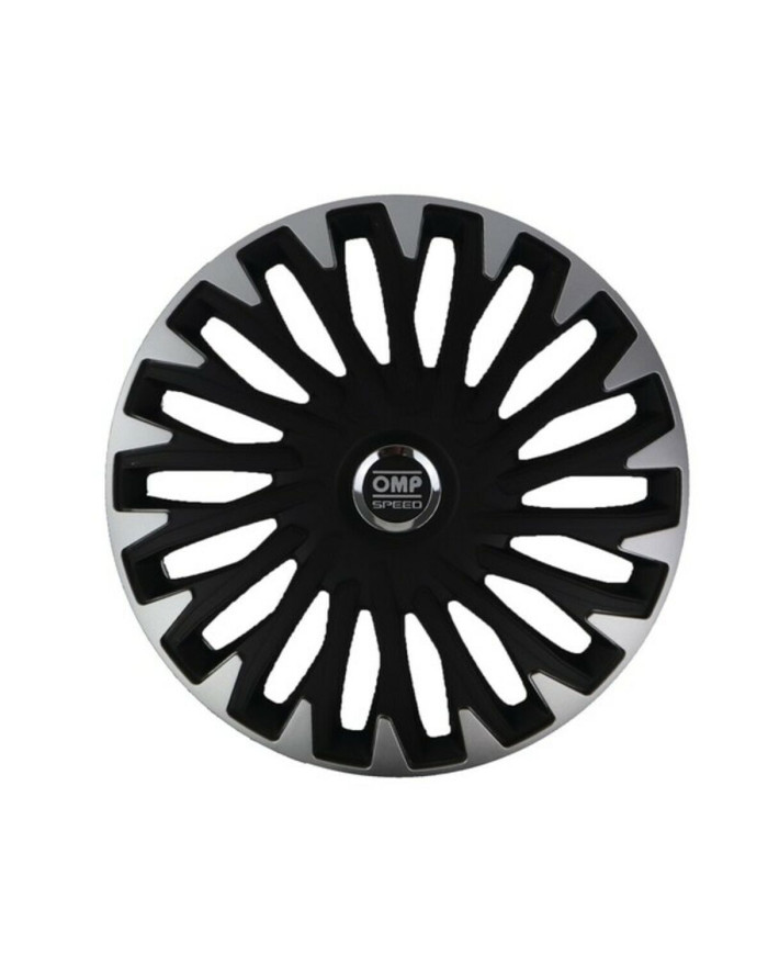 Hubcap OMP OMPS07021412 Black Silver 14" (Refurbished C)