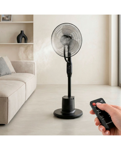Nebuliser Pedestal Fan with Remote Control Sprair InnovaGoods