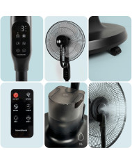 Nebuliser Pedestal Fan with Remote Control Sprair InnovaGoods