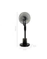 Nebuliser Pedestal Fan with Remote Control Sprair InnovaGoods