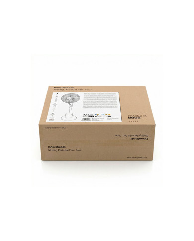Nebuliser Pedestal Fan with Remote Control Sprair InnovaGoods