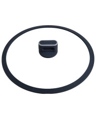 Wok Pan Masterpro Indigo Black Aluminium (Ø 28 cm)