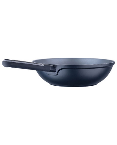 Wok Pan Masterpro Indigo Black Aluminium (Ø 28 cm)