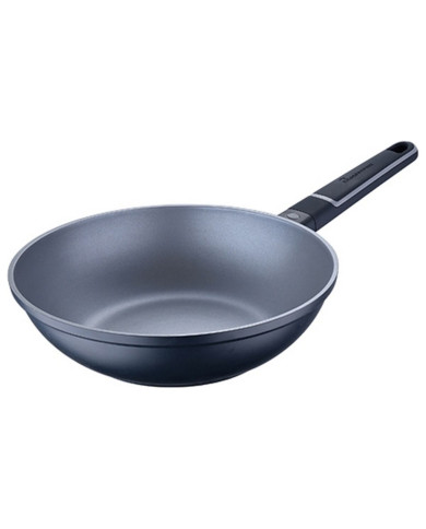 Wok Pan Masterpro Indigo Black Aluminium (Ø 28 cm)