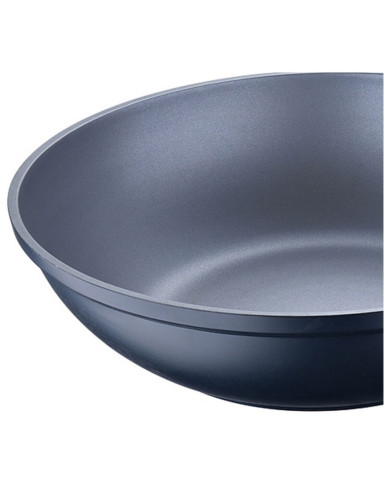 Wok Pan Masterpro Indigo Black Aluminium (Ø 28 cm)