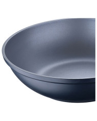 Wok Pan Masterpro Indigo Black Aluminium (Ø 28 cm)