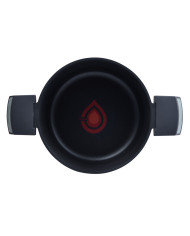 Casserole with lid Masterpro GASTRO REECO MP Black