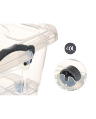 Storage Box Kipit Plastic 40 L With wheels (Refurbished D)