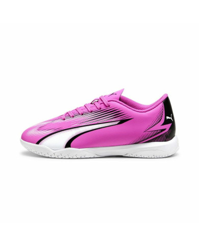 Children's Indoor Football Shoes Puma Ultra Play White Dark pink Children's Unisex