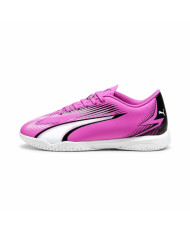 Children's Indoor Football Shoes Puma Ultra Play White Dark pink Children's Unisex