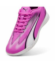 Children's Indoor Football Shoes Puma Ultra Play White Dark pink Children's Unisex