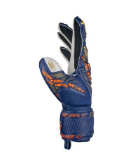 Goalkeeper Gloves Reusch Attrakt Grip Navy Blue Adults