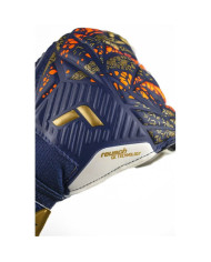Goalkeeper Gloves Reusch Attrakt Grip Navy Blue Adults