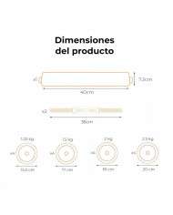 Kettlebell and Dumbbell Kit Xiaomi ORMANC30V2 (Refurbished B)