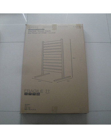 Electric Wall or Floor Towel Rail Towarall InnovaGoods Plastic Carbon steel 10 Bars (Refurbished D)