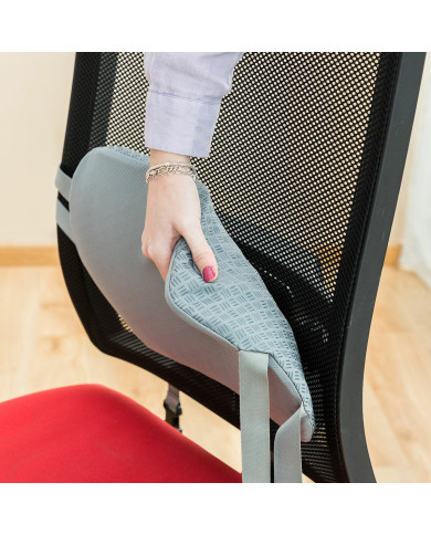 Gel Lumbar Cushion with Removable Cover Glushion InnovaGoods