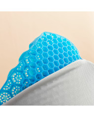 Gel Lumbar Cushion with Removable Cover Glushion InnovaGoods