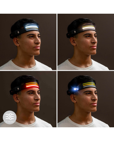 Rechargeable and Adjustable LED Head Torch Recobright InnovaGoods